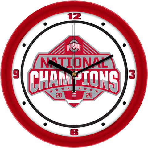 Ohio State Buckeyes 2024 Champions Traditional Wall Clock