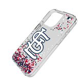 St Louis Cardinals Confetti Clear Phone Case for Apple iPhone