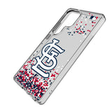 St Louis Cardinals Confetti Clear Phone Case for Samsung Galaxy
