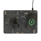 Star Wars Ahsoka Pattern 15-Watt Wireless Charger and Mouse Pad