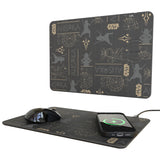 Star Wars Ahsoka Pattern 15-Watt Wireless Charger and Mouse Pad