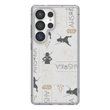 Star Wars Ahsoka Pattern Clear Phone Case for Samsung Galaxy