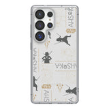Star Wars Ahsoka Pattern Clear Phone Case for Samsung Galaxy
