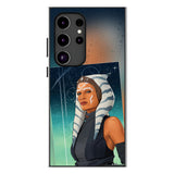 Star Wars Ahsoka Portrait MagSafe Compatible Phone Case for Samsung Galaxy