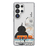 Star Wars BB-8 Quadratic Clear Phone Case for Samsung Galaxy