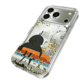 Star Wars BB-8 Quadratic Glitter Phone Case for Apple iPhone