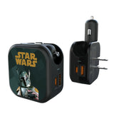 Star Wars Boba Fett Color Block 2 in 1 USB A/C Charger