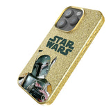 Star Wars Boba Fett Color Block Bling Phone Case for Apple iPhone