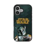 Star Wars Boba Fett Color Block Bump Phone Case for Apple iPhone