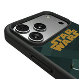 Star Wars Boba Fett Color Block Bump Phone Case for Apple iPhone