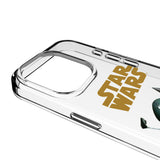 Star Wars Boba Fett Color Block Clear Phone Case for Apple iPhone