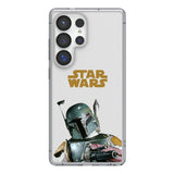 Star Wars Boba Fett Color Block Clear Phone Case for Samsung Galaxy
