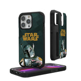 Star Wars Boba Fett Color Block Rugged Phone Case for Apple iPhone