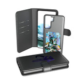 Star Wars Boba Fett Portrait Collage Wallet Phone Case for Samsung Galaxy