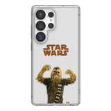 Star Wars Chewbacca Color Block Clear Phone Case for Samsung Galaxy