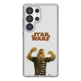 Star Wars Chewbacca Color Block Clear Phone Case for Samsung Galaxy