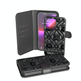 Star Wars Dark Side Pattern Wallet Phone Case for Apple iPhone