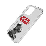 Star Wars Darth Vader Color Block Clear Phone Case for Apple iPhone