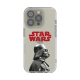 Star Wars Darth Vader Color Block Clear Phone Case for Apple iPhone