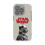 Star Wars Darth Vader Color Block Clear Phone Case for Apple iPhone