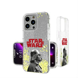 Star Wars Darth Vader Color Block Glitter Phone Case for Apple iPhone