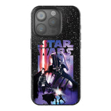 Star Wars Darth Vader Portrait Collage Black Bling Phone Case for Apple iPhone