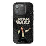 Star Wars Han Solo Color Block Black Bling Phone Case for Apple iPhone