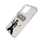 Star Wars Han Solo Color Block Clear Phone Case for Apple iPhone