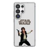 Star Wars Han Solo Color Block Clear Phone Case for Samsung Galaxy