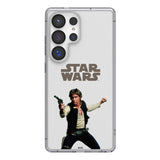 Star Wars Han Solo Color Block Clear Phone Case for Samsung Galaxy
