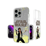 Star Wars Han Solo Color Block Glitter Phone Case for Apple iPhone