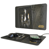 Star Wars Han Solo Portrait 15-Watt Wireless Charger and Mouse Pad