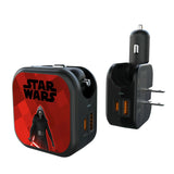 Star Wars Kylo Ren Color Block 2 in 1 USB A/C Charger