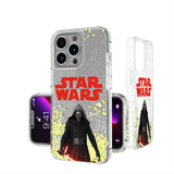 Star Wars Kylo Ren Color Block Glitter Phone Case for Apple iPhone