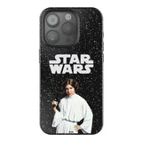 Star Wars Princess Leia Organa Color Block Black Bling Phone Case for Apple iPhone