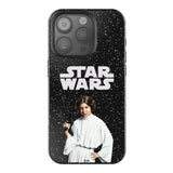 Star Wars Princess Leia Organa Color Block Black Bling Phone Case for Apple iPhone