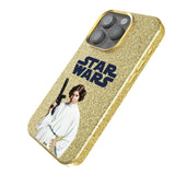 Star Wars Princess Leia Organa Color Block Bling Phone Case for Apple iPhone