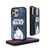 Star Wars Princess Leia Organa Color Block Rugged Phone Case for Apple iPhone