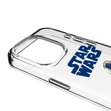 Star Wars R2-D2 Color Block Clear Phone Case for Apple iPhone