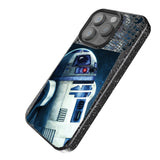 Star Wars R2-D2 Portrait Black Bling Phone Case for Apple iPhone