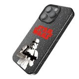 Star Wars Stormtrooper Color Block Black Bling Phone Case for Apple iPhone