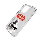 Star Wars Stormtrooper Color Block Clear Phone Case for Apple iPhone