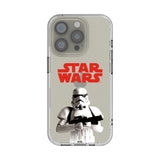 Star Wars Stormtrooper Color Block Clear Phone Case for Apple iPhone