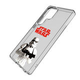 Star Wars Stormtrooper Color Block Clear Phone Case for Samsung Galaxy