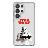 Star Wars Stormtrooper Color Block Clear Phone Case for Samsung Galaxy