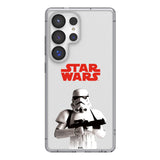 Star Wars Stormtrooper Color Block Clear Phone Case for Samsung Galaxy