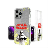 Star Wars Stormtrooper Color Block Glitter Phone Case for Apple iPhone