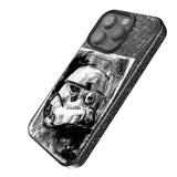 Star Wars Stormtrooper Portrait Black Bling Phone Case for Apple iPhone