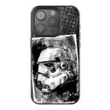 Star Wars Stormtrooper Portrait Black Bling Phone Case for Apple iPhone