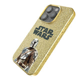 Star Wars: The Mandalorian Din Djarin Color Block Bling Phone Case for Apple iPhone